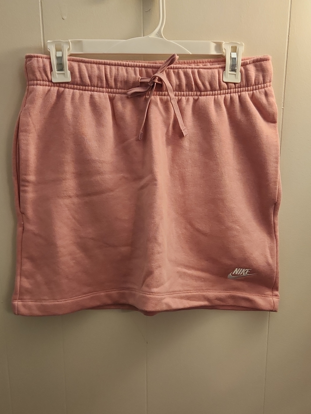Womans Small Nike Pink Drawstring Skirt with Embroidered Logo
